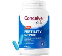 CONCEIVE PLUS Male Fertility Supplements - Boost Sperm Count, Motility & Libido - Maca Root, Folic Acid, L-Arginine, Zinc & Magnesium - Multivitamin for Men’s Health & Fertility Support, 60 Caps