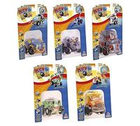 Concentra Rev & Roll Mini Action Vehicles 5 Pack - Rumble, Crash, Alley, Tipper & Spritzer