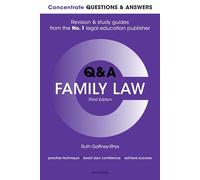 Concentrate Questions and Answers Family Law: Law Q&A Revision and Study Guide (Concentrate Questions & Answers 3rd Revised edition)