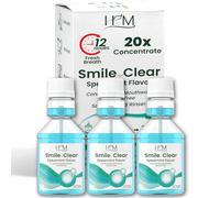 Concentrated Alcohol Free Mouthwash - 12Hrs Fresh Breath | for Teeth Whitening, Removing Plaque, Bad Breath, Healthy Gums | Advanced Dental Care-Smart Ingredients | (Spearmint, Pack of 3 (3x2fl Oz)