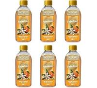 Concentrated Disinfectant Cleaner, Pack of 6, 220ml | Neroli Essence & Mandarin, Effective Cleaning, Easy Dilution, Ideal for Floors, Kitchens, Bathrooms, Hard Surfaces