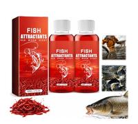 Concentrated Fish Attractant Liquid,Red Worm Liquid Spray,Fishing Bait Scent Attractant,Fast-Acting Red Worm Formula Bait Additive for Freshwater,Enhances Scent & Improves Bite Response