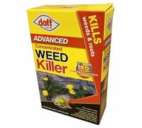 Concentrated Weedkiller Sachets Kills Weeds & Roots Glyphosate Formula Easy to Use 80ml Sachets Effective on Brambles, Ivy, Nettles & Tree Stumps (1 Box 6 Sachets)