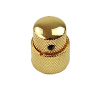 Concentric Dual Knob Metal Dome Potentiometer For Electric Guitar Bass Tone Gold Black Silver Guitar Parts(Gold)