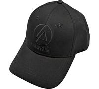 Concentric Text Logo Baseball Cap Linkin Park Black One Size