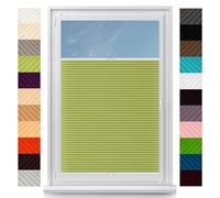 Concept Blinds Customised Pleated Shades - No Drilling, Easy Installation - Made-to-Measure - Width 40cm to 200cm, Height 20cm to 260cm - Premium Window & Door Blinds