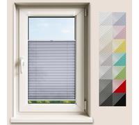 Concept Blinds Thermal Customised Pleated Shades - Thermal Fabric - Made-to-Measure Windows Shades - Easy Installation No Drilling Needed - Width 30-130cm x Height 40-230cm