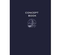 CONCEPT BOOK Obsidian Black: A4 Dot Grid Notebook for Architects, Engineers, and Designers | Professional Slate Green Cover | 120 Pages for Sketching, Drafting & Project Planning