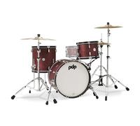 Concept Classic Series 3-Piece Maple Shell Pack, Ox Blood w/Ebony Hoops