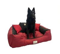 Concept Crystal Durable Waterproof Dog Bed Codura Top - Soft Silicone Fibre Fill Like Duvet - Eco Anti-Allergic - Easy Wash 30°C No Spin - Handmade in Poland - 6 Sizes S to 3XL - KING DOG