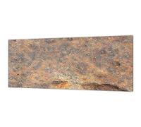 Concept Crystal Stunning glass wall art - Wide format kitchen backsplash BBS19: Rusted textures Series
