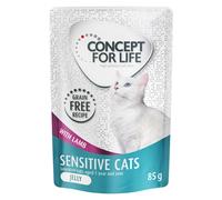 12 x 85g Concept for Life Wet Cat Food - Special Price! * - Sensitive Lamb Grain-Free in Jelly (12 x 85g)