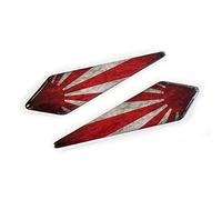 Concept Graphics JDM Rising Sun Flag Rustic Effect 3D Domed Gel Decal Sticker Badges