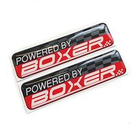 Concept Graphics Powered By Boxer Engine Wing 3D Domed Gel Decal Sticker Badges Emblems Fits Subaru