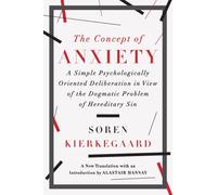 CONCEPT OF ANXIETY by Sren Kierkegaard Paperback Self Help Business