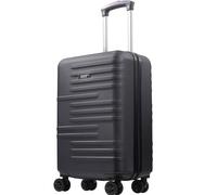 Concept One American Dreamliner 22.5 Inch Carry On Luggage, Hardshell Rolling Suitcase with Spinner Wheels, Black