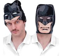 Concept One DC Comics Batman Roll Down Cuff Beanie Hat, Black, One Size, Black, One Size