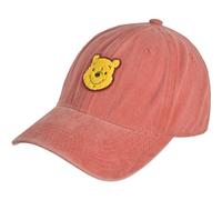 Concept One Disney Winnie The Pooh Dad Hat, Cotton Adjustable Adult Baseball Cap with Curved Brim, Red, One Size