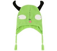 Concept One Invader Zim Beanie Hat, Gir Winter Knit Cap with Ears