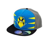 Concept One Marvel X-men Baseball Cap, Wolverine Adjustable Flat Brim Snapback Hat