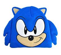 Concept One Men's Sega Sonic The Hedgehog Acrylic Knitted Winter Beanie Hat with Ears and Quills, Royal, One Size