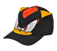 Concept One Sonic The Hedgehog Cap, Kids Adjustable Baseball Hat, Curved Brim Black, One Size