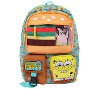 Concept One SpongeBob Backpack | Young Adult Backpack for School with Padded Straps | Cute School Bag | Everyday Book Bag for Students