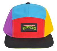 Concept One Teenage Mutant Ninja Turtles Cap, TMNT Adult Skater Snapback Baseball Hat with Flat Brim, Multi, One Size