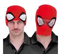 Concept One Unisex Marvel Spider-Man Miles Morales Roll Down Cuff Beanie Hat, Knitted Winter Skull Cap Beanie Hat