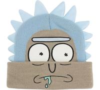 Concept One Unisex Rick and Morty Knitted Cuff Beanie Hat, Winter Knit Cap Beanie Hat