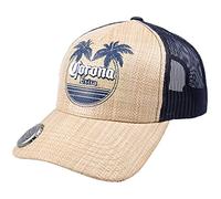 Concept One Unisex's Corona Extra Adjustable Snapback Trucker Hat with Curved Brim and Bottle Opener, Tan, One Size