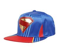 Concept One Unisex's Dc Comics Superman Baseball Cap, Adult Snapback Hat with Flat Brim, Blue, One Size