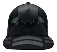 Concept One Unisex's Dc Comics The Batman Dad Hat, Armor Design Baseball Cap with Flat Brim, Black, One Size