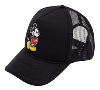Concept One Unisex's Disney Mickey Mouse Trucker Hat, Rainbow Pride Mesh Back Snapback Baseball Cap, Black, One Size