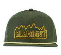 Concept One Unisex's Element Trucker Hat, Adult Baseball Cap with Straight Brim, Olive, One Size