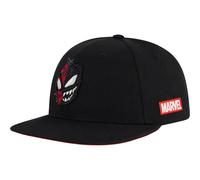 Concept One Unisex's Marvel Spider-Man and Venom Baseball Cap, Adult Snapback Hat with Flat Brim, Black, One Size