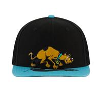 Concept One Unisex's Scooby Doo Baseball Cap, Adjustable Cotton Snapback Hat with Flat Brim, Black, One Size