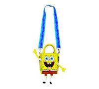 Concept One Unisex's Spongebob Squarepants Tote Bag, Mini Handbag with Adjustable Crossbody Shoulder Strap, Yellow