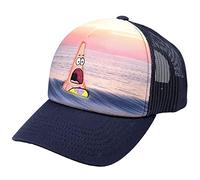 Concept One Unisex's Spongebob Squarepants Trucker Hat, Patrick Star Adjustable Snapback Baseball Cap, Navy, One Size (Pack of 6)