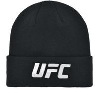Concept One Unisex's UFC Beanie Hat, Cuffed Winter Knit Cap with Logo, Black, One Size