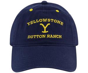 Concept One Yellowstone Dad Hat, Dutton Ranch Adjustable Baseball Cap with Curved Brim