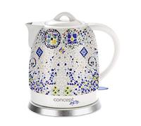 Concept rk0020 Kettle, Ceramic, White+Pattern