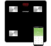 Concept VO4001 Digital Glass Bathroom Scales with App, Body Analysis, Muscle Mass, BMI, LED Display, Bluetooth, Weight up to 180 kg