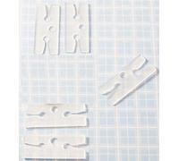 CONCEPT4U® 100 Balloon Clip Clear Party Decorations Celebrations Easy Useful Ties No Knots