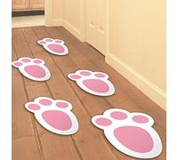 Concept4u 12 Easter Bunny Track Foot Feet Print Easter Party Home Decoration Kid Child Fun Garden Egg Hut Game