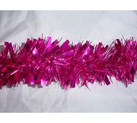 CONCEPT4U® 2 Metre Hot Pink Chunky/Fine Christmas Tinsel (TI36)