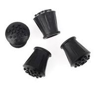 Concept4u 4 x 22mm Walking Stick Rubber Ferrule 7/8" Walking Cane Protector Walking Pole Replacement Rubber Tips Crutches Rubber Ends Ideal for Seniors Crutches, Canes, Hiking Stick