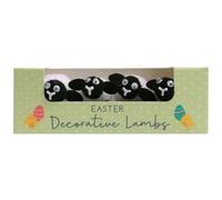 Concept4u Easter Bonnet Decoration - 4 Pcs Fluffy Easter Lambs for Easters Hat Decoration Accessories and Egg Hunt Parties & Festivals - Mini Artificial Craft Décor