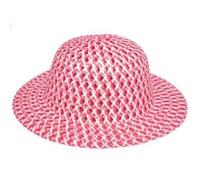 Concept4u Easter Hat Kids - Pink Easter Bonnet Hat Kids Perfect for Easters Bonnet Parade & School Competitions - Easy to Decoration - 18CM Approx Size