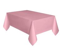 Concept4u Pink Paper Table Cloth 90 x 90cm - 6 PACK Disposable Pink Paper Table Cover Square Party Table Cover Occasions Baby Shower, Wedding, Birthday, Halloween, Xmas, Christmas Decorations